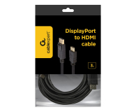 GEMBIRD Kabel Displayport(M)->HDMI(M) 3m CC-DP-HDMI-3M - 180869 - zdjęcie 4